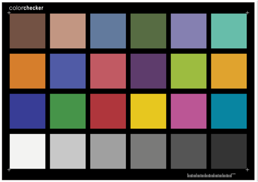 ColorChecker24色测试卡